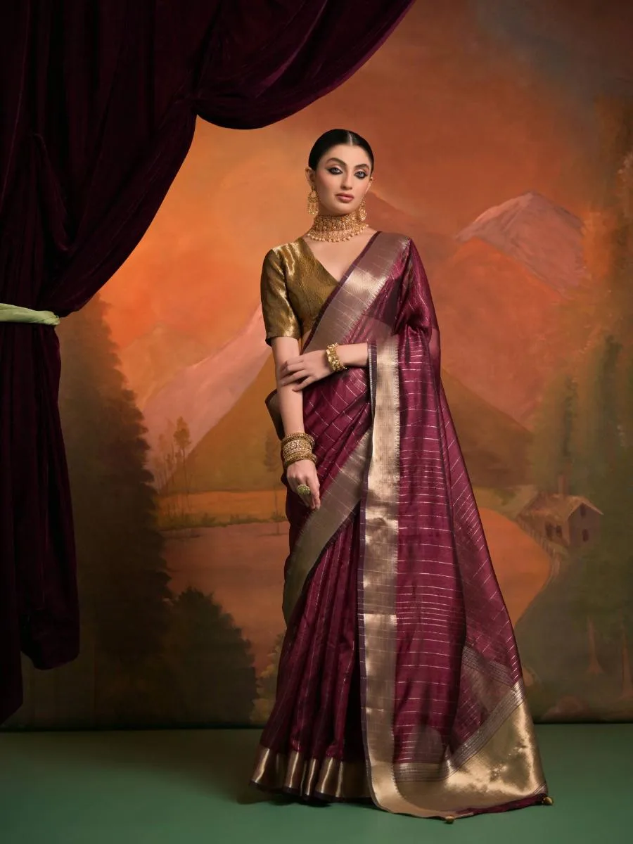 Heritage Weave Moss Silk Saree - Image 21