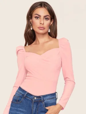 Sweetheart Neck Top