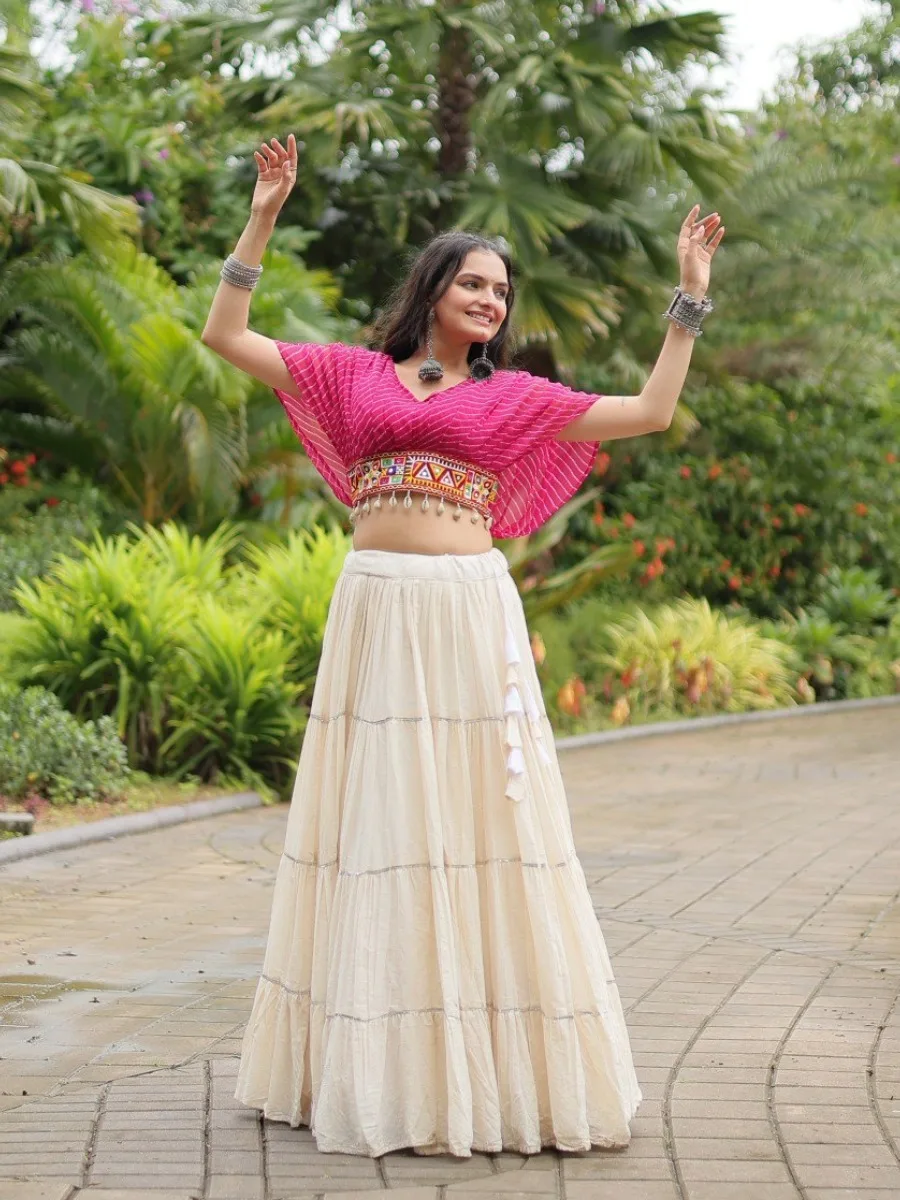 Kutchi Leheriya Royale Lehenga Choli Set - Image 6