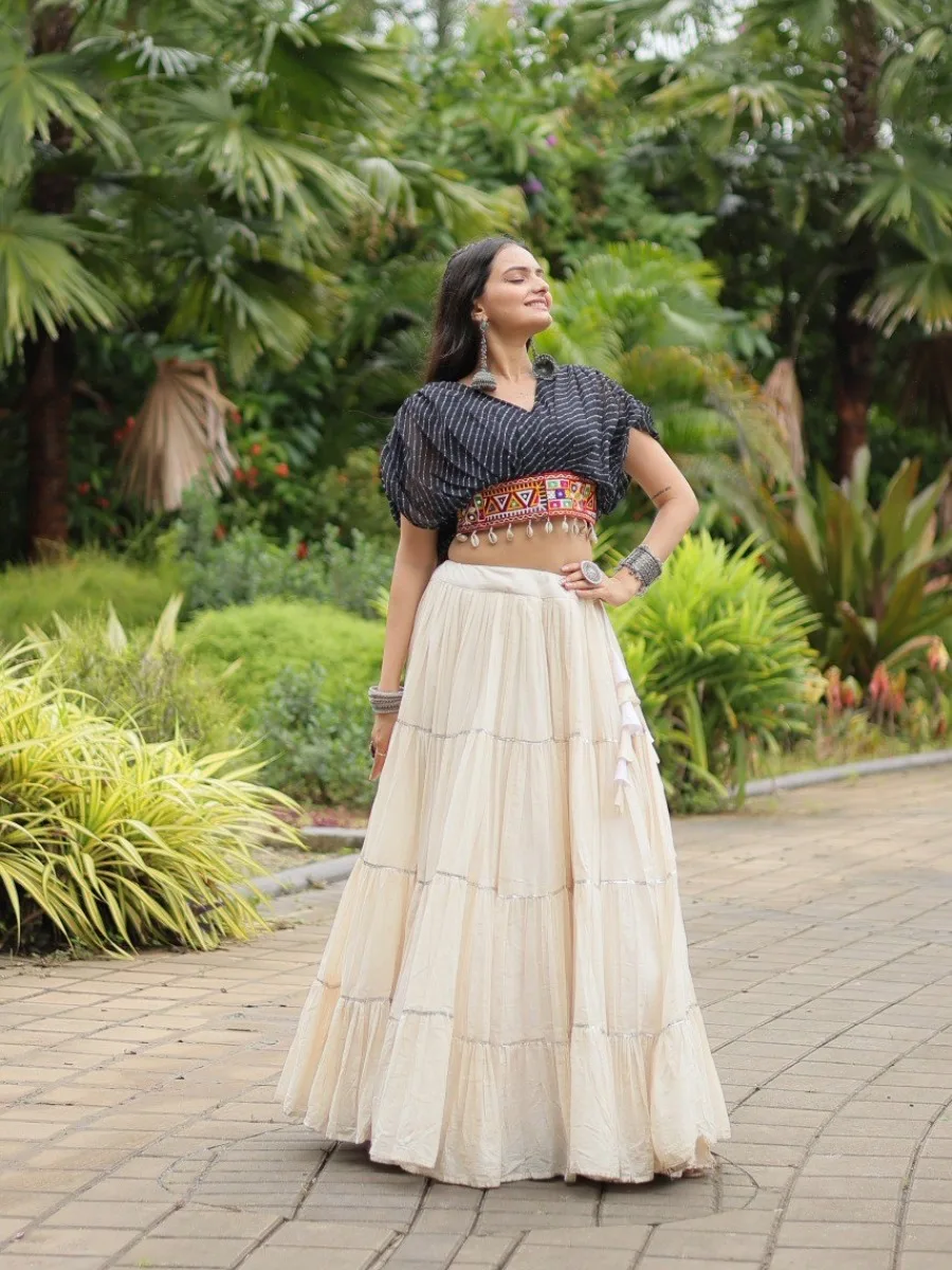 Kutchi Leheriya Royale Lehenga Choli Set - Image 14