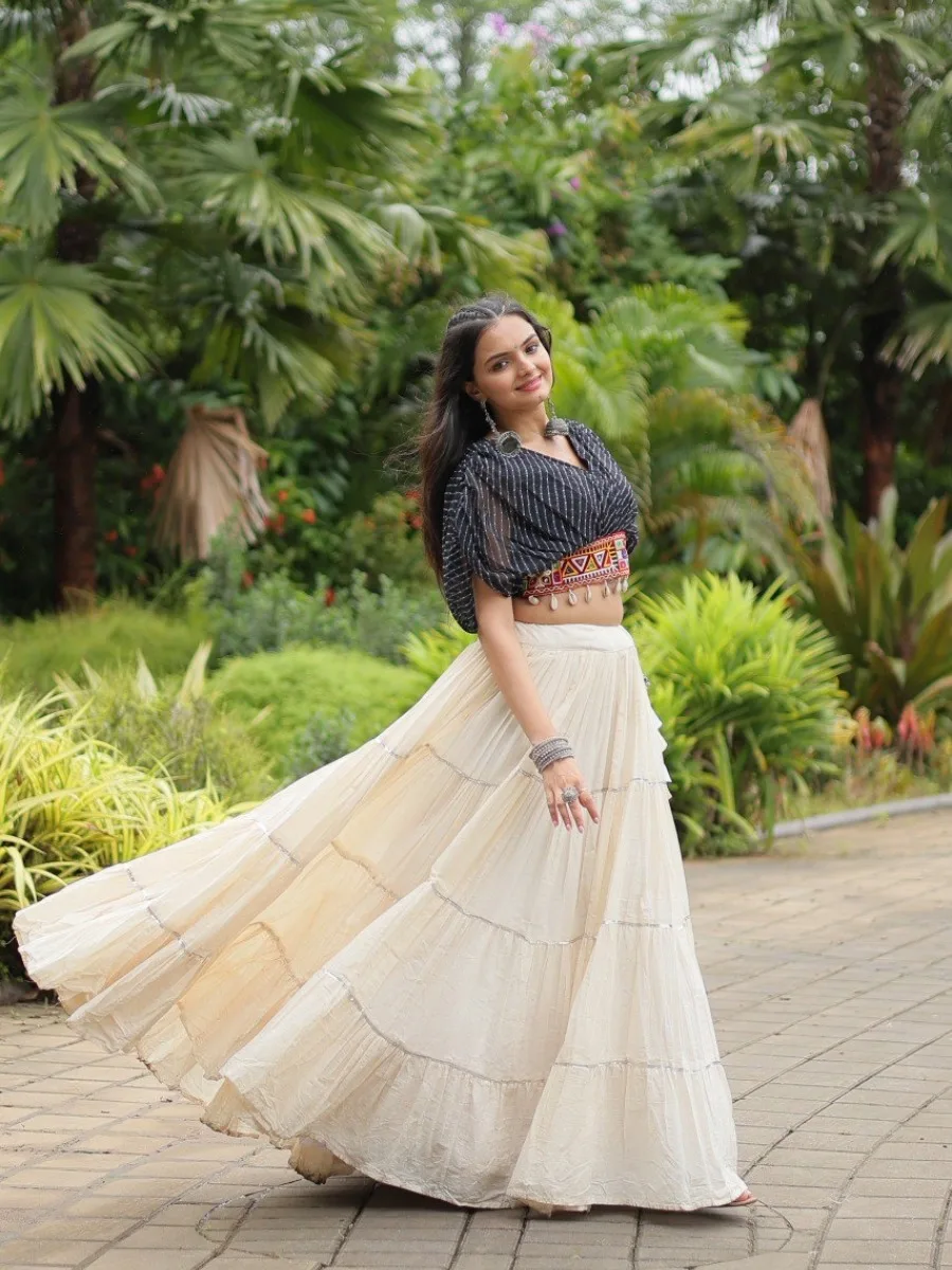 Kutchi Leheriya Royale Lehenga Choli Set - Image 16