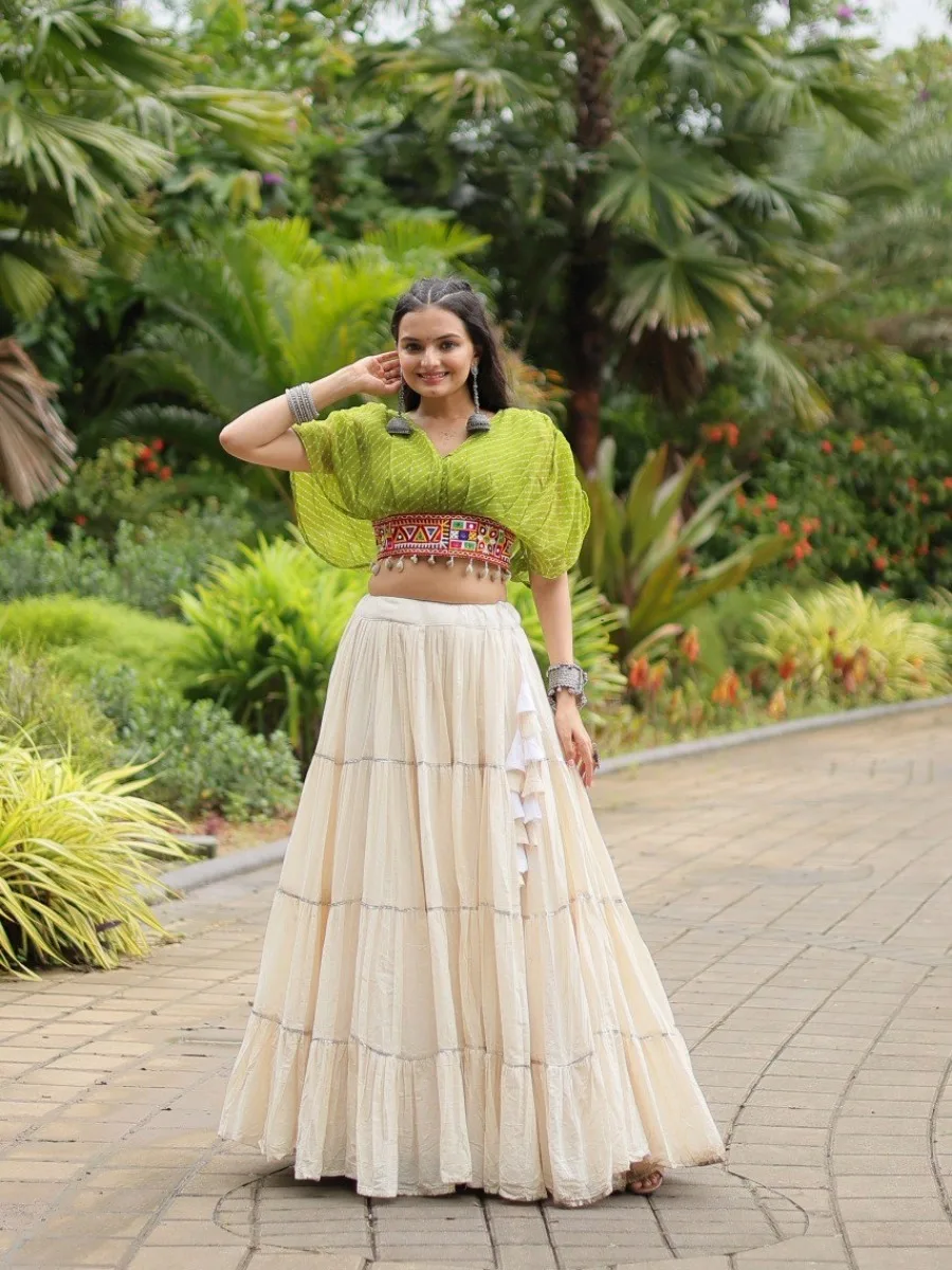 Kutchi Leheriya Royale Lehenga Choli Set - Image 20