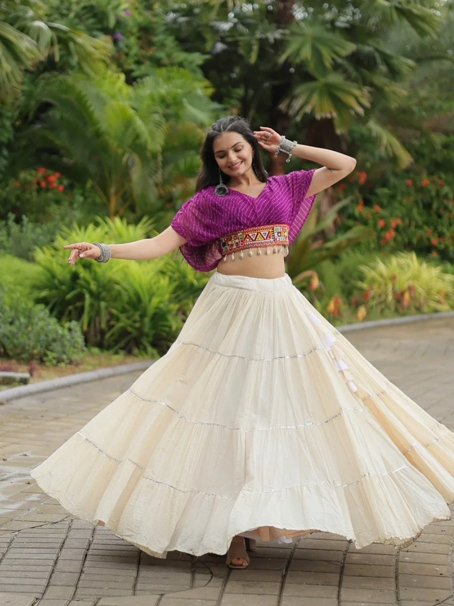 Kutchi Leheriya Royale Lehenga Choli Set - Image 22