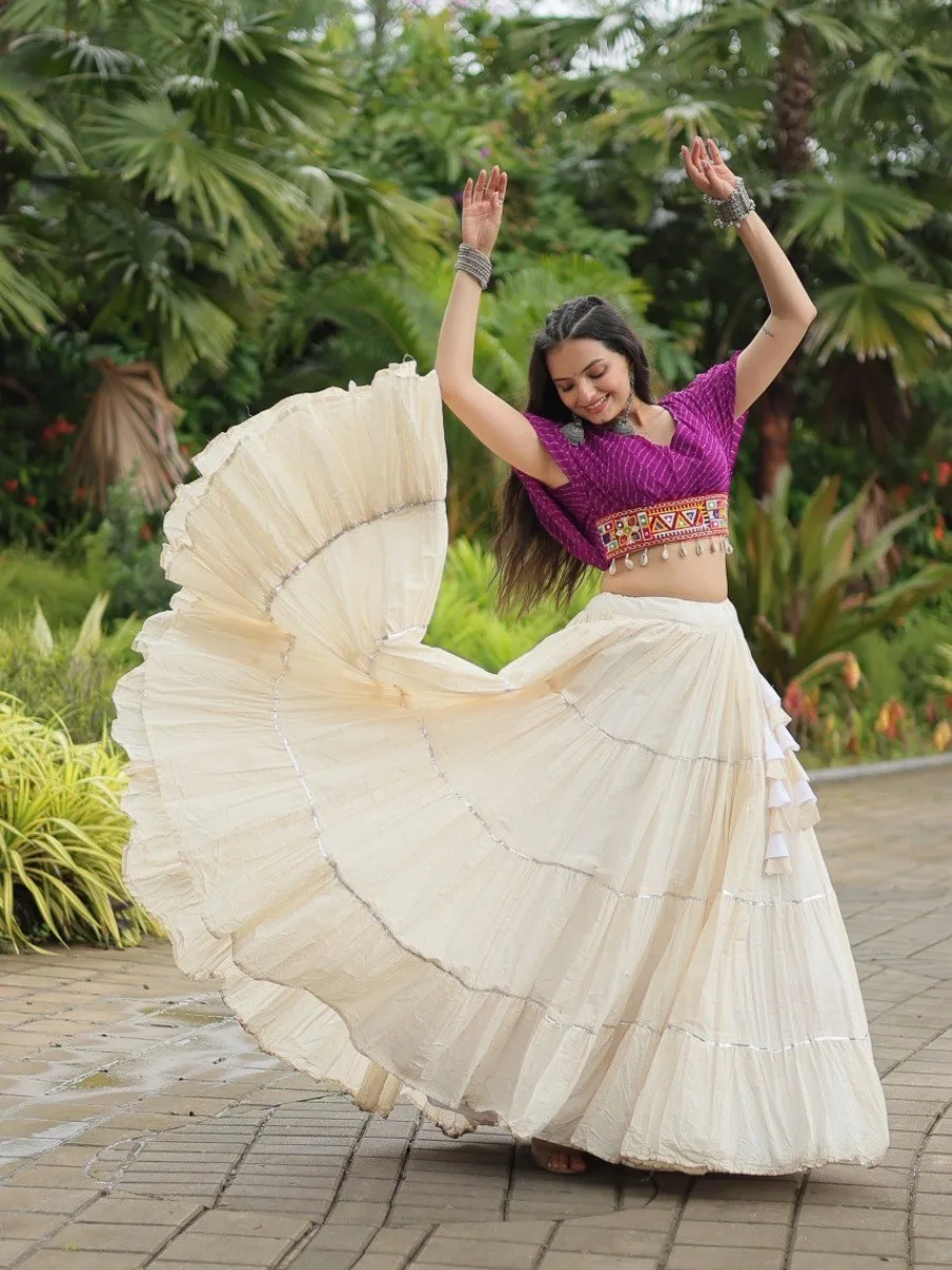 Kutchi Leheriya Royale Lehenga Choli Set - Image 28