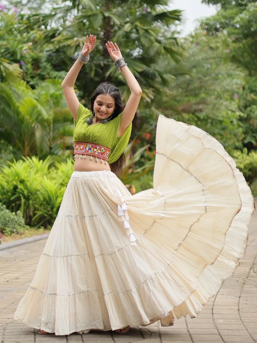 Kutchi Leheriya Royale Lehenga Choli Set - Image 29
