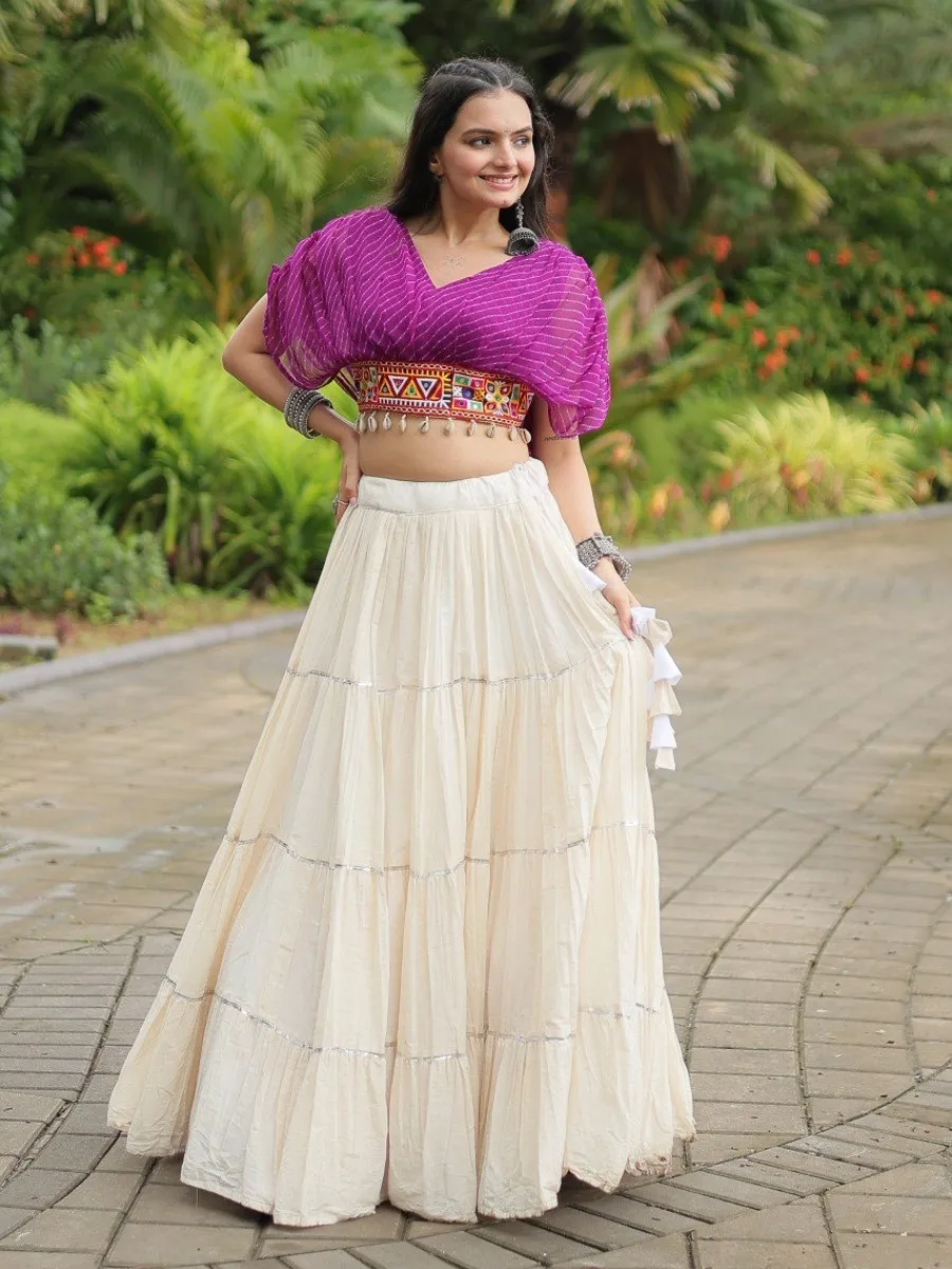 Kutchi Leheriya Royale Lehenga Choli Set - Image 30